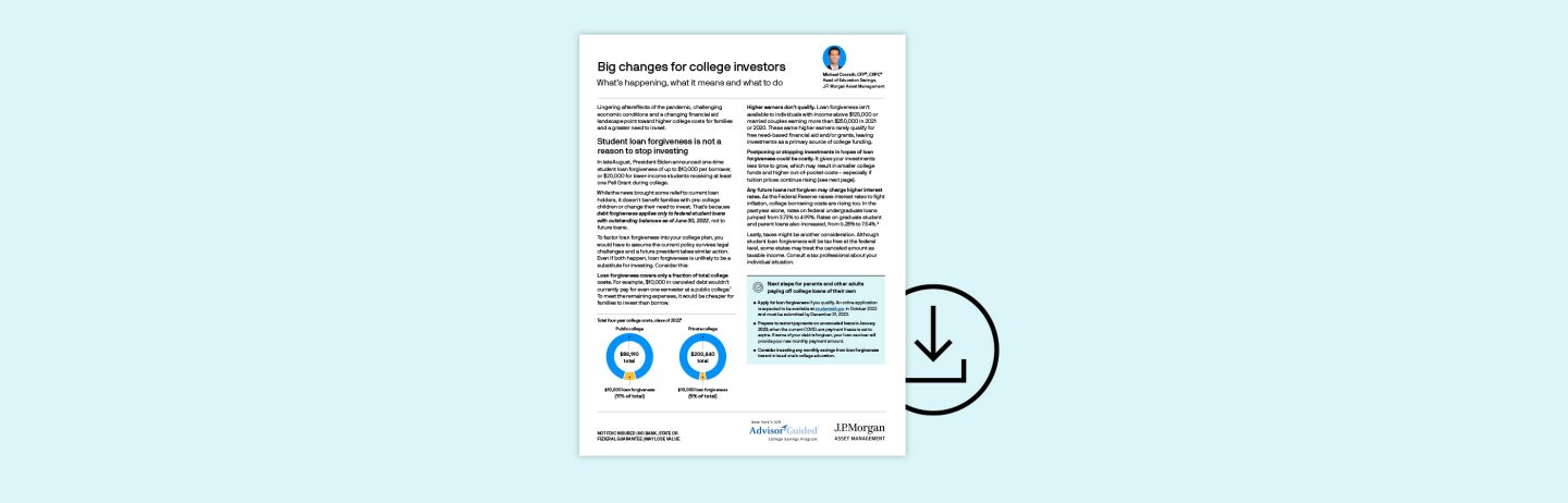 Big changes for college investors